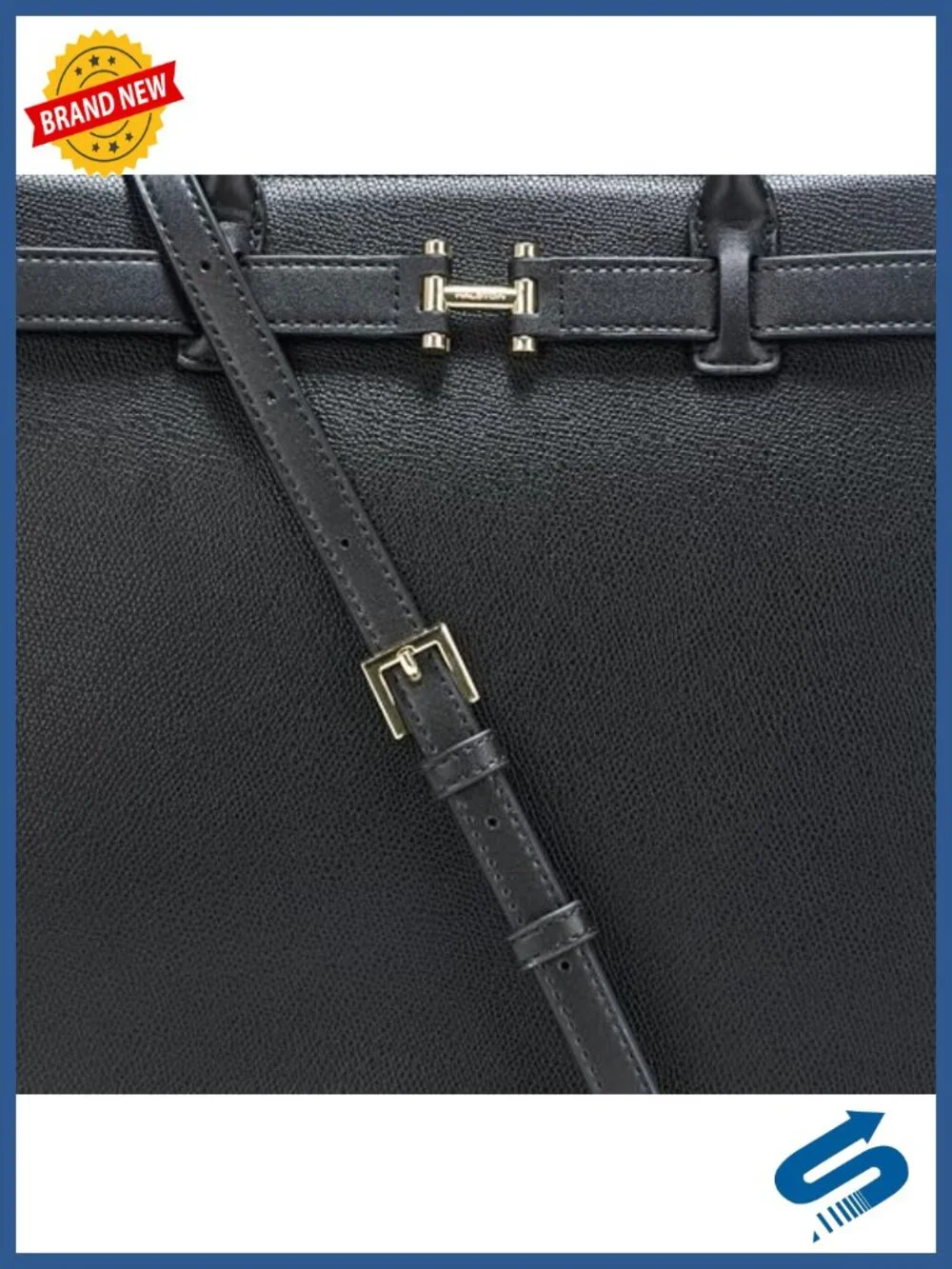 Embossed Pebble Top Zip Satchel - Handbag